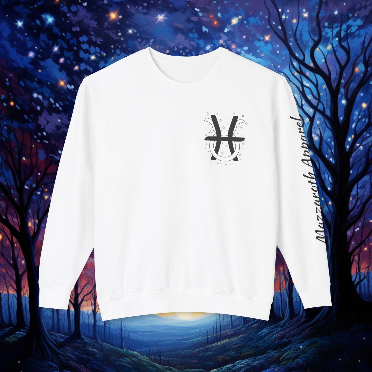 Astrology Unisex Sweatshirt - Pisces Taurus Love Symbols