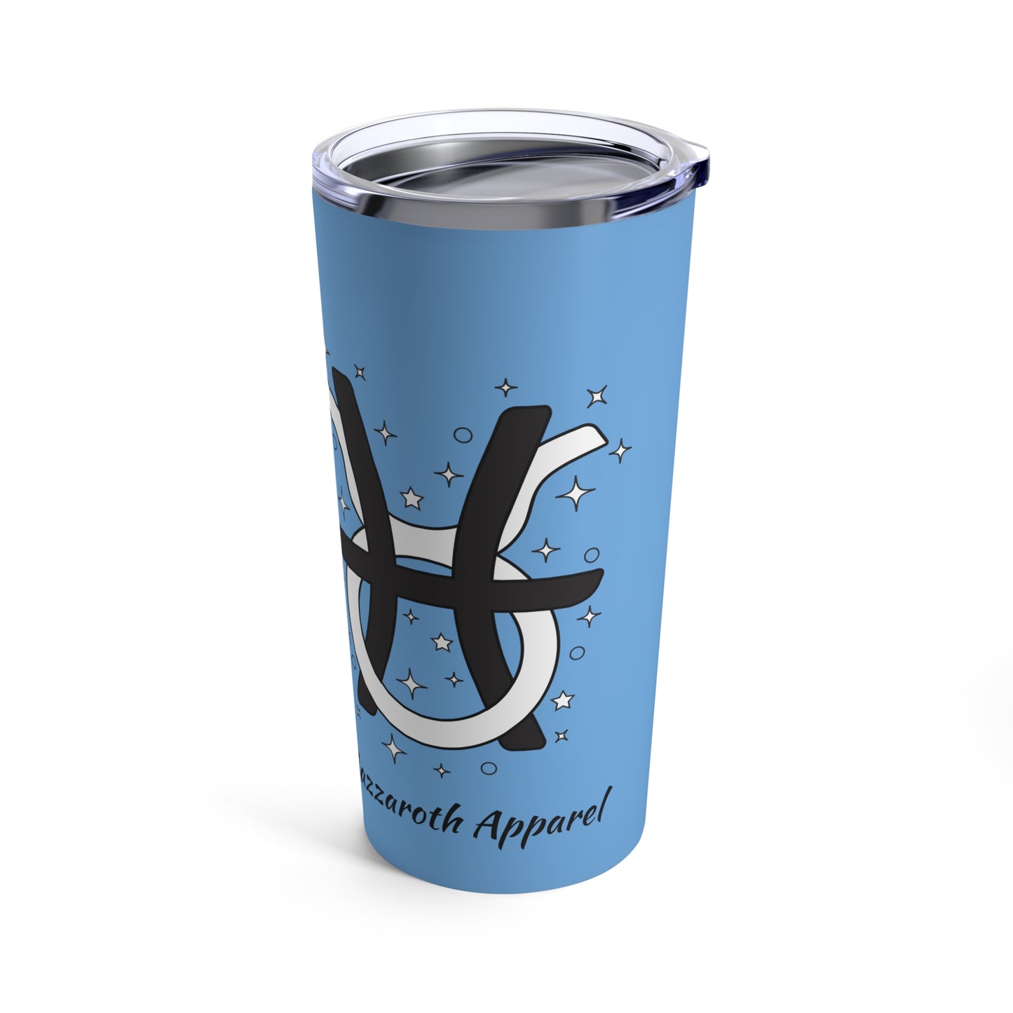 Tumbler 20oz Intertwined Pisces and Taurus Love Description