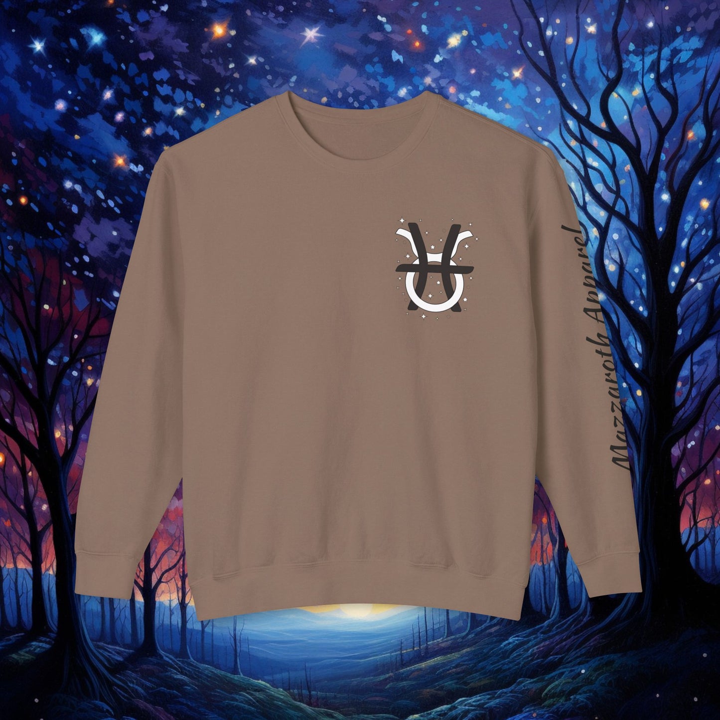 Astrology Unisex Sweatshirt - Pisces Taurus Love Symbols