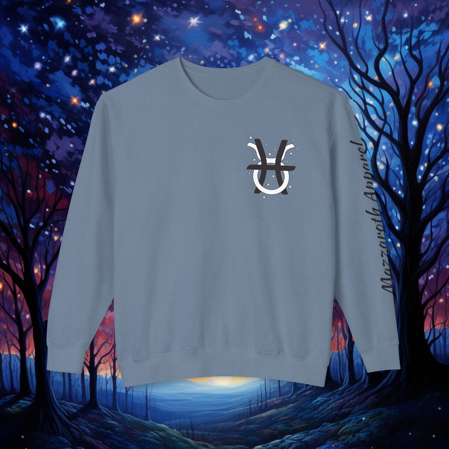 Astrology Unisex Sweatshirt - Pisces Taurus Love Symbols