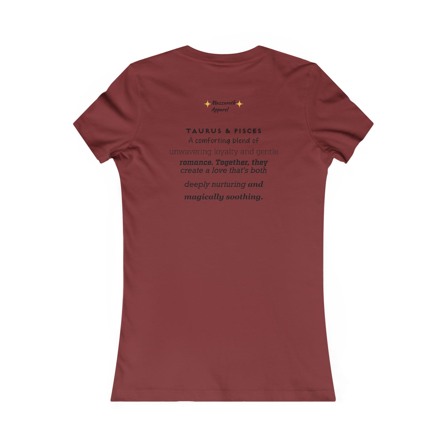 Women's Favorite Tee Taurus/Pisces Couples Shirt 2