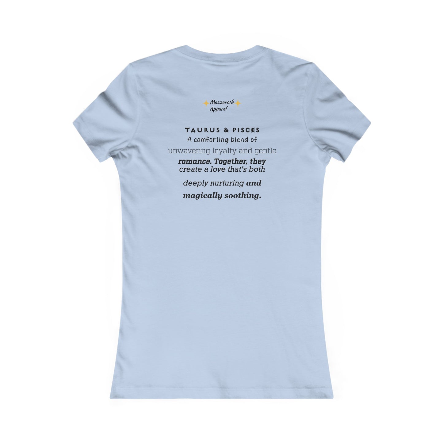 Women's Favorite Tee Taurus/Pisces Couples Shirt 2