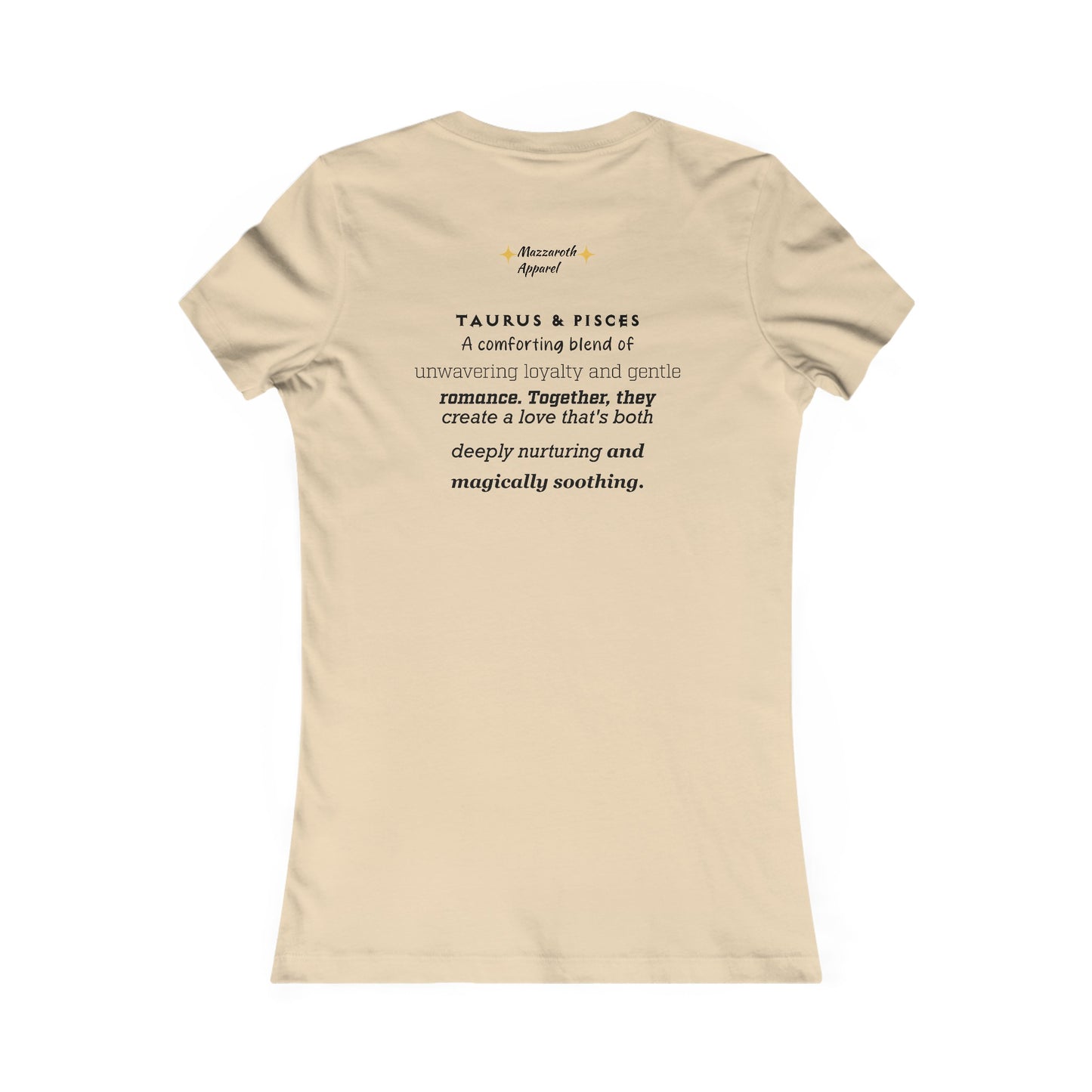 Women's Favorite Tee Taurus/Pisces Couples Shirt 2