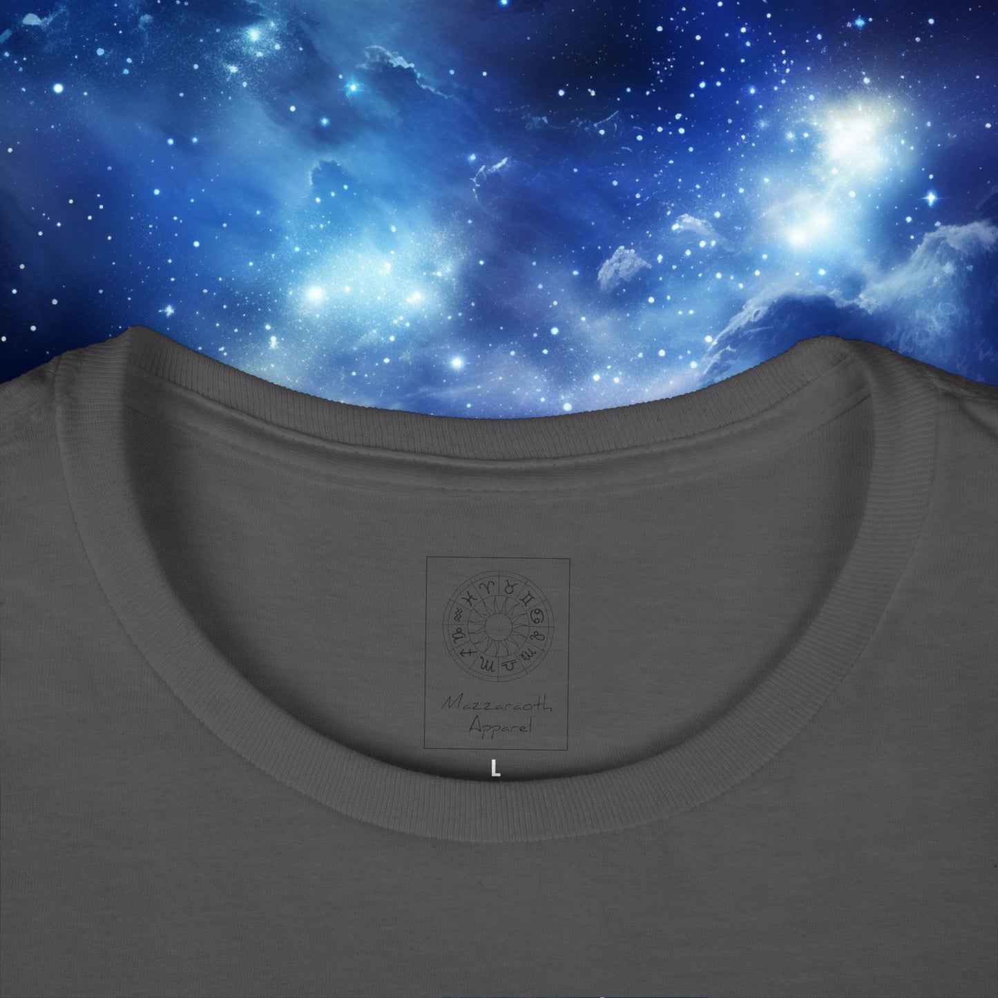 Astrology Zodiac Women's Softstyle Tee Cancer and Leo With Love Description on Back