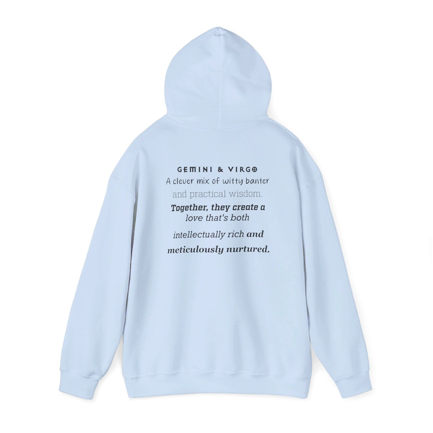 Astrology Love Gemini Virgo Hoodie Sweatshirt