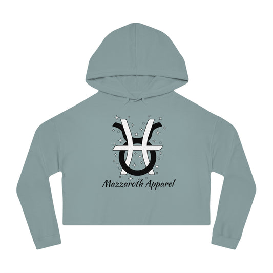 Cropped Hoodie Taurus Pisces Love Description Sweatshirt