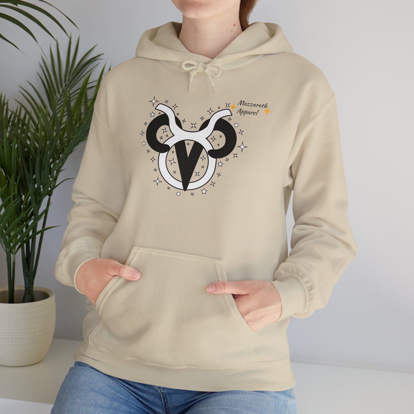 Astrology Zodiac Paring Unisex Hoodie Sweatshirt -Aries & Taurus 2