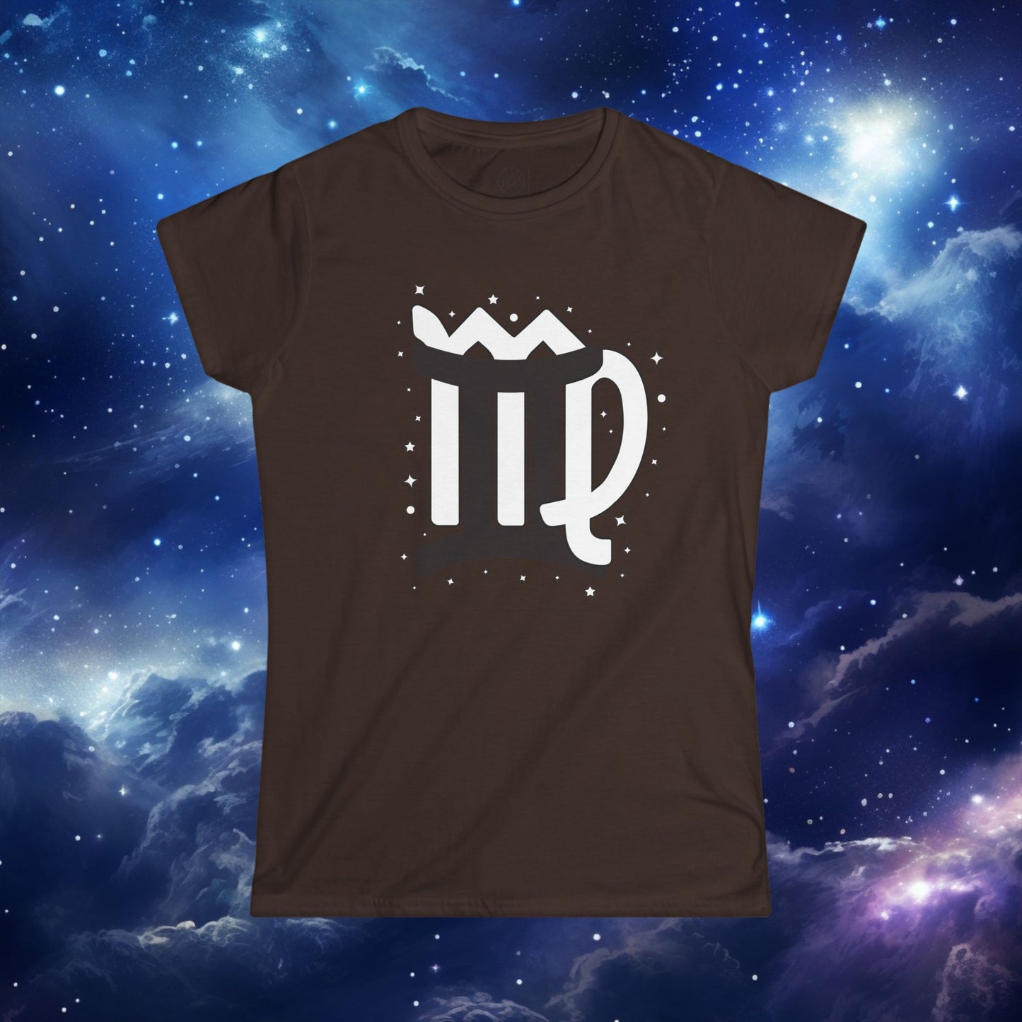 Astrology Zodiac Unisex T-Shirt with Gemini Virgo symbol and love description
