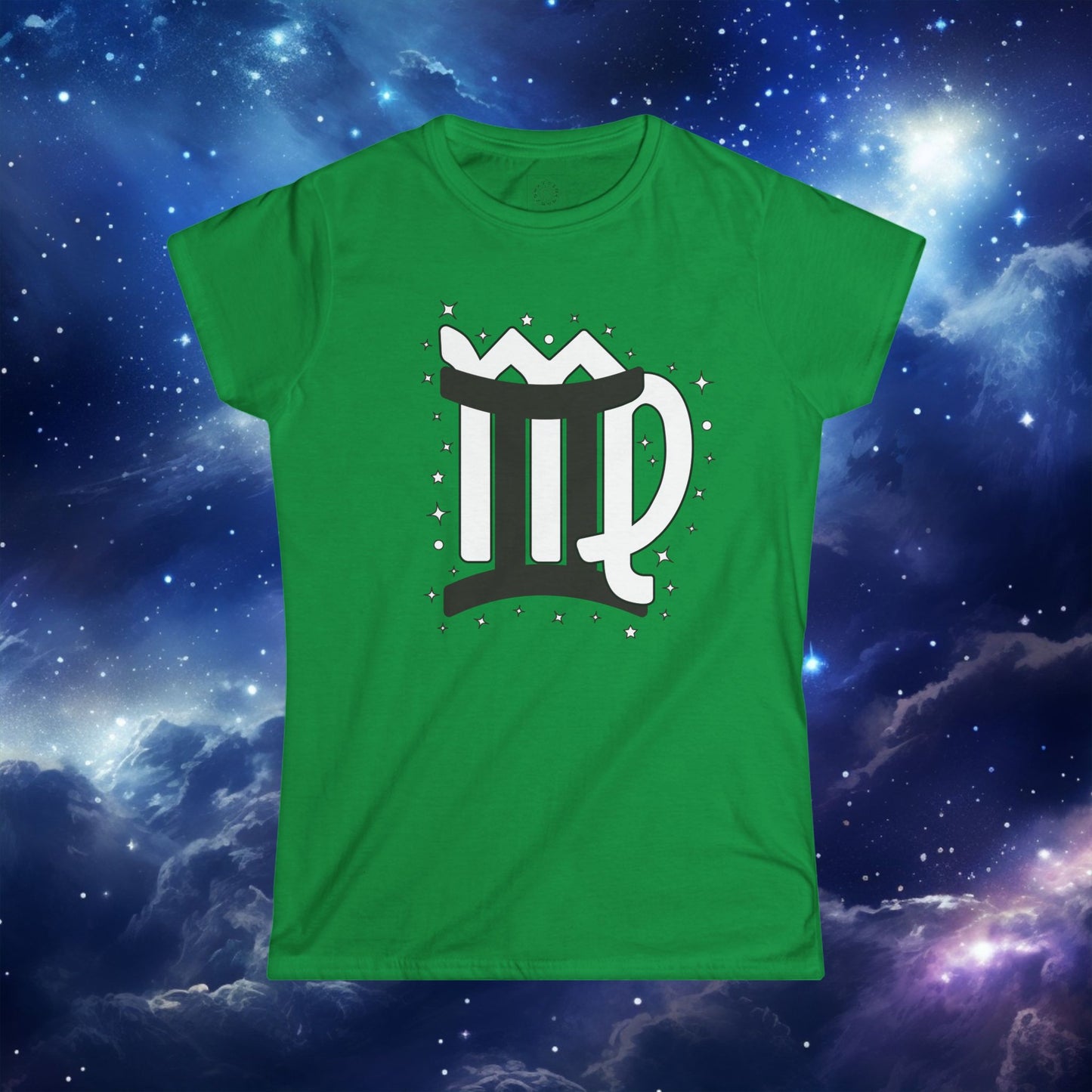 Astrology Zodiac Unisex T-Shirt with Gemini Virgo symbol and love description