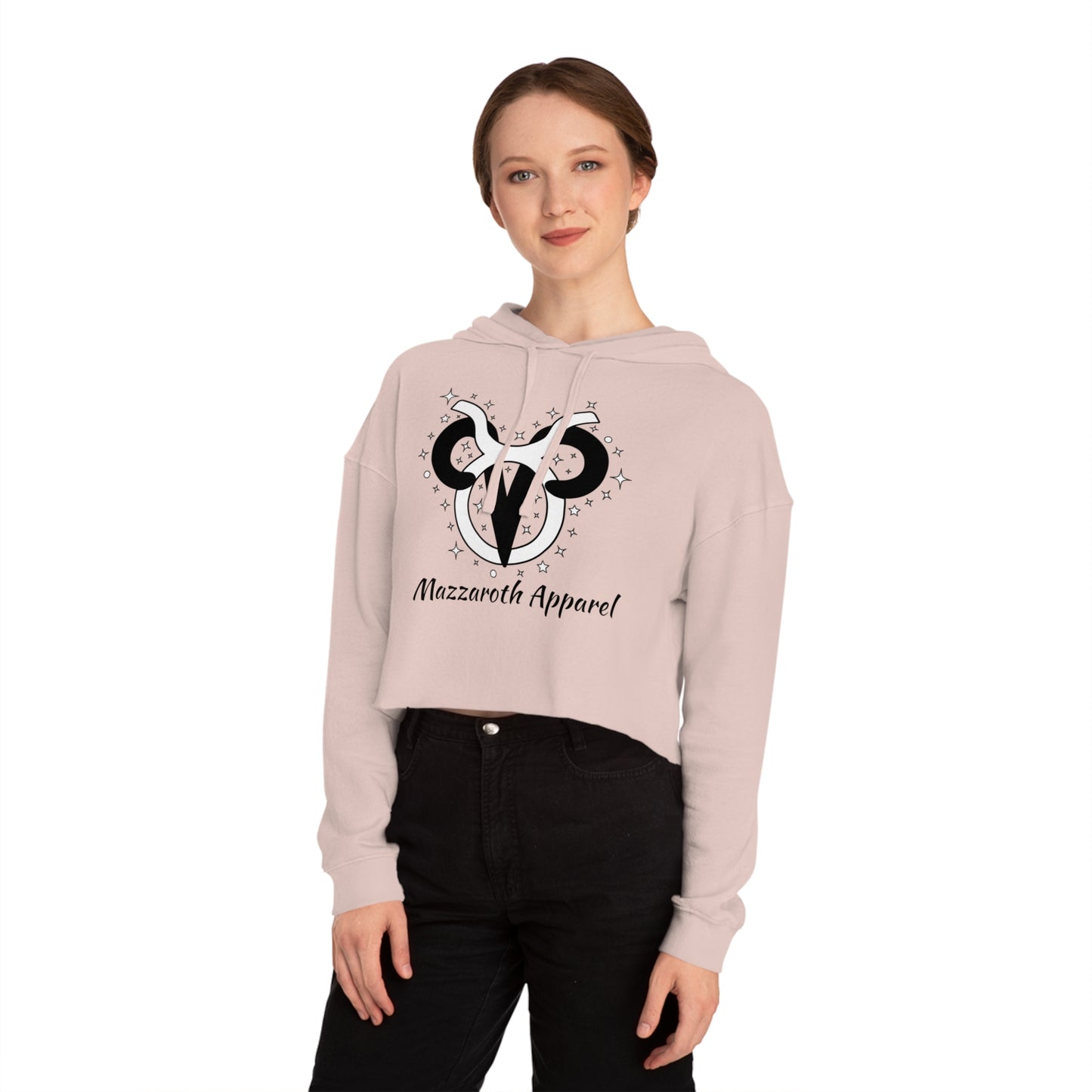 Cropped Hoodie Aries and Taurus Love Description Sweatshirt