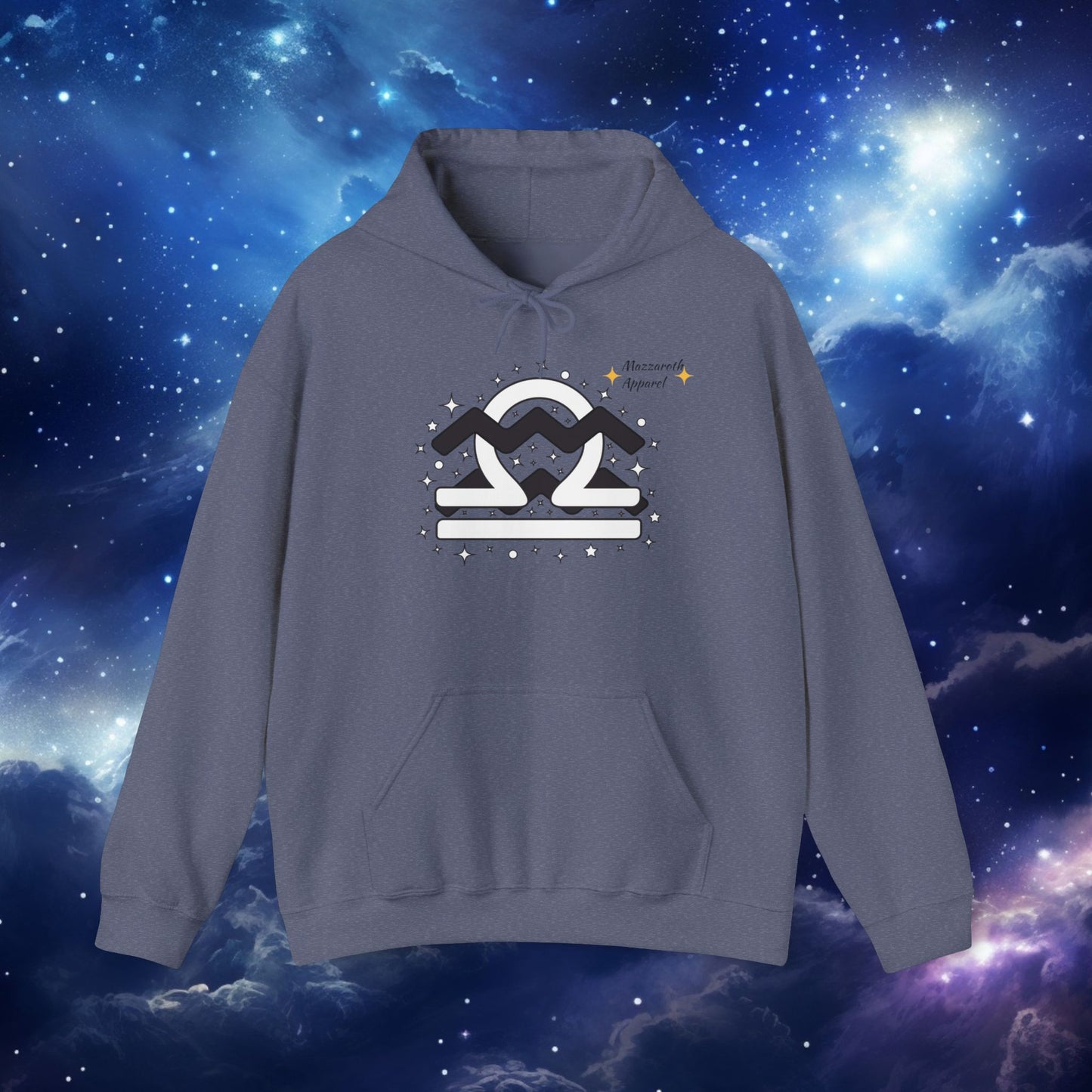 Astrology Love Zodiac Hoodie - Aquarius and Libra Pairing