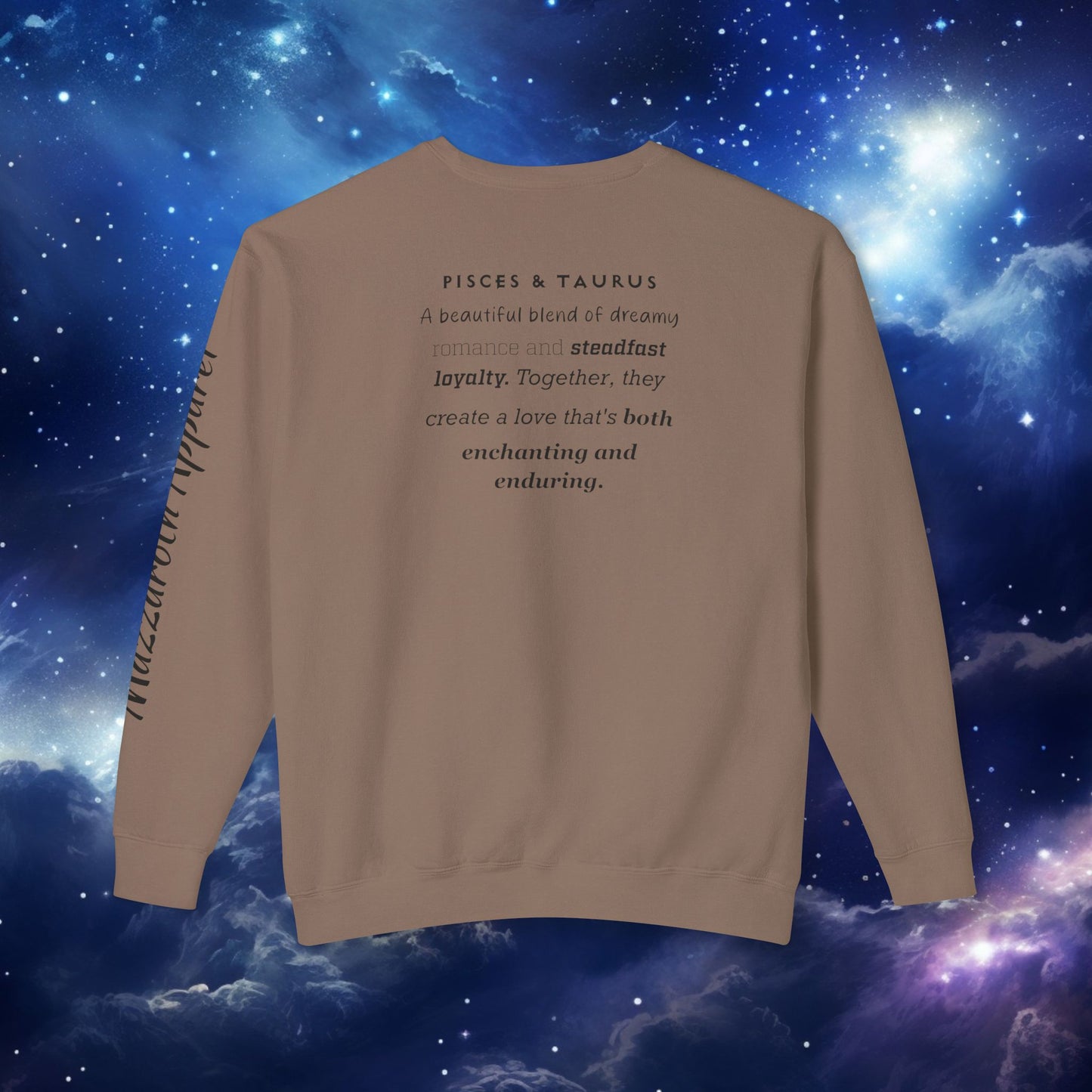 Astrology Unisex Sweatshirt - Pisces Taurus Love Symbols