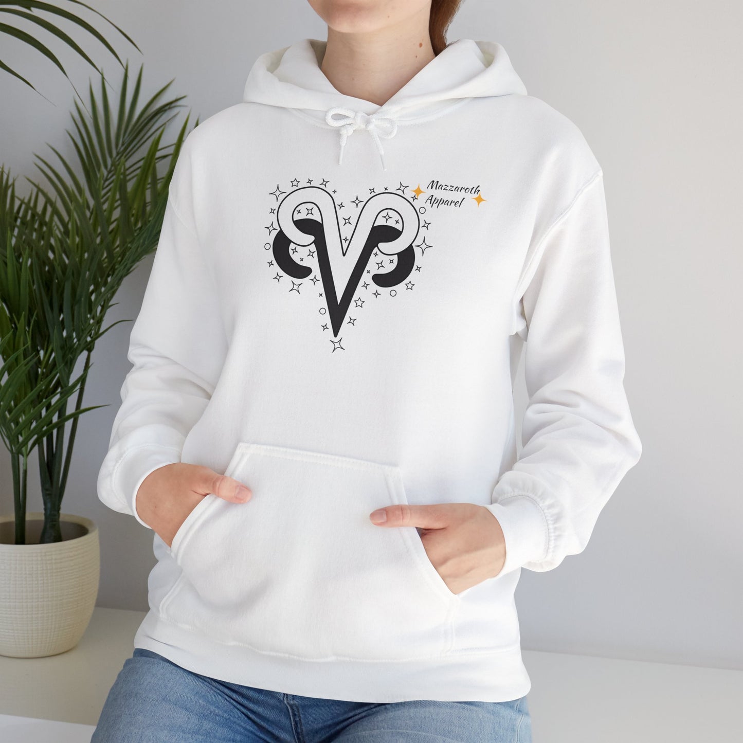 Astrology Zodiac Paring Unisex Hoodie Sweatshirt -Aries & Aries