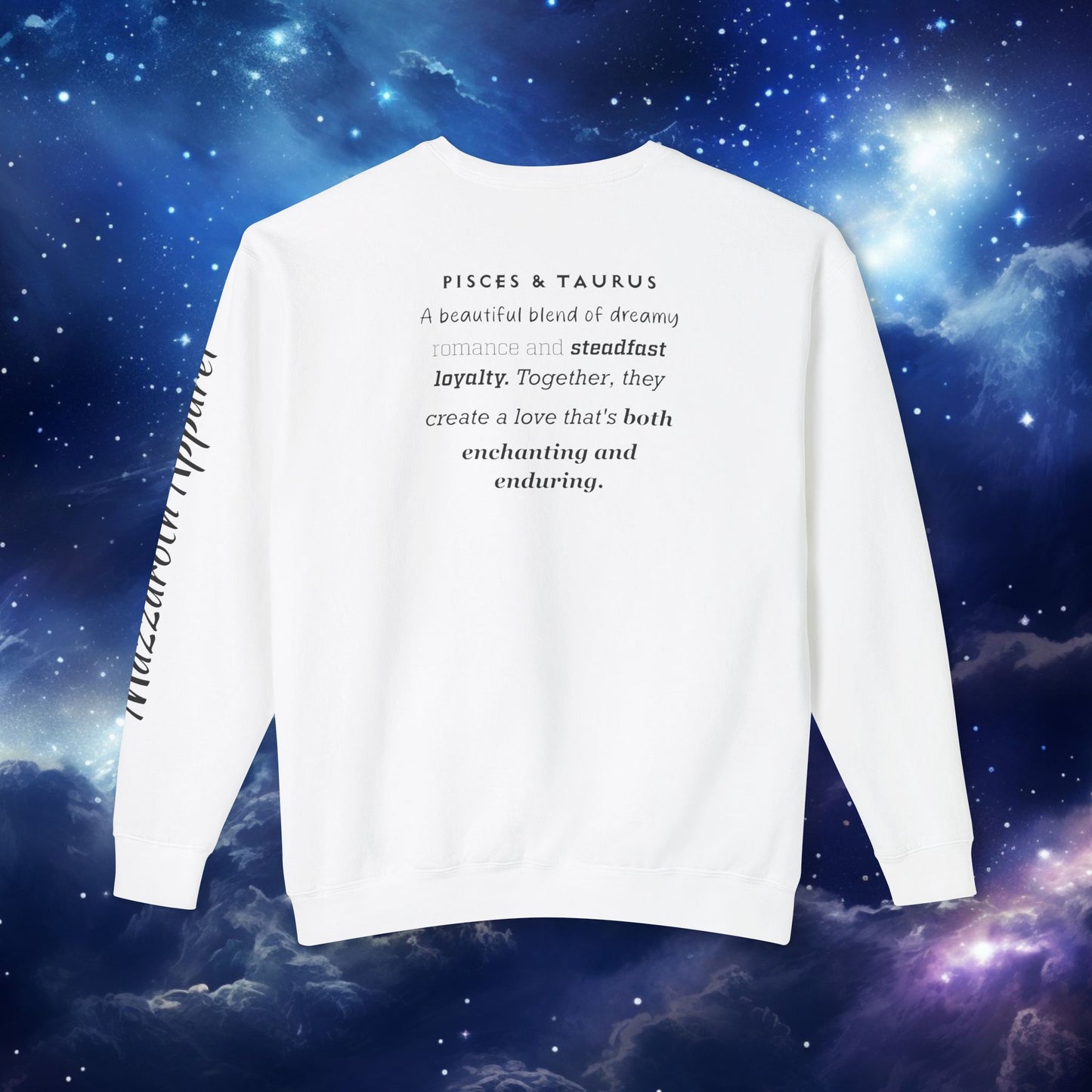 Astrology Unisex Sweatshirt - Pisces Taurus Love Symbols
