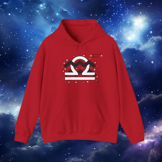 Astrology Love Zodiac Hoodie - Aquarius and Libra Pairing