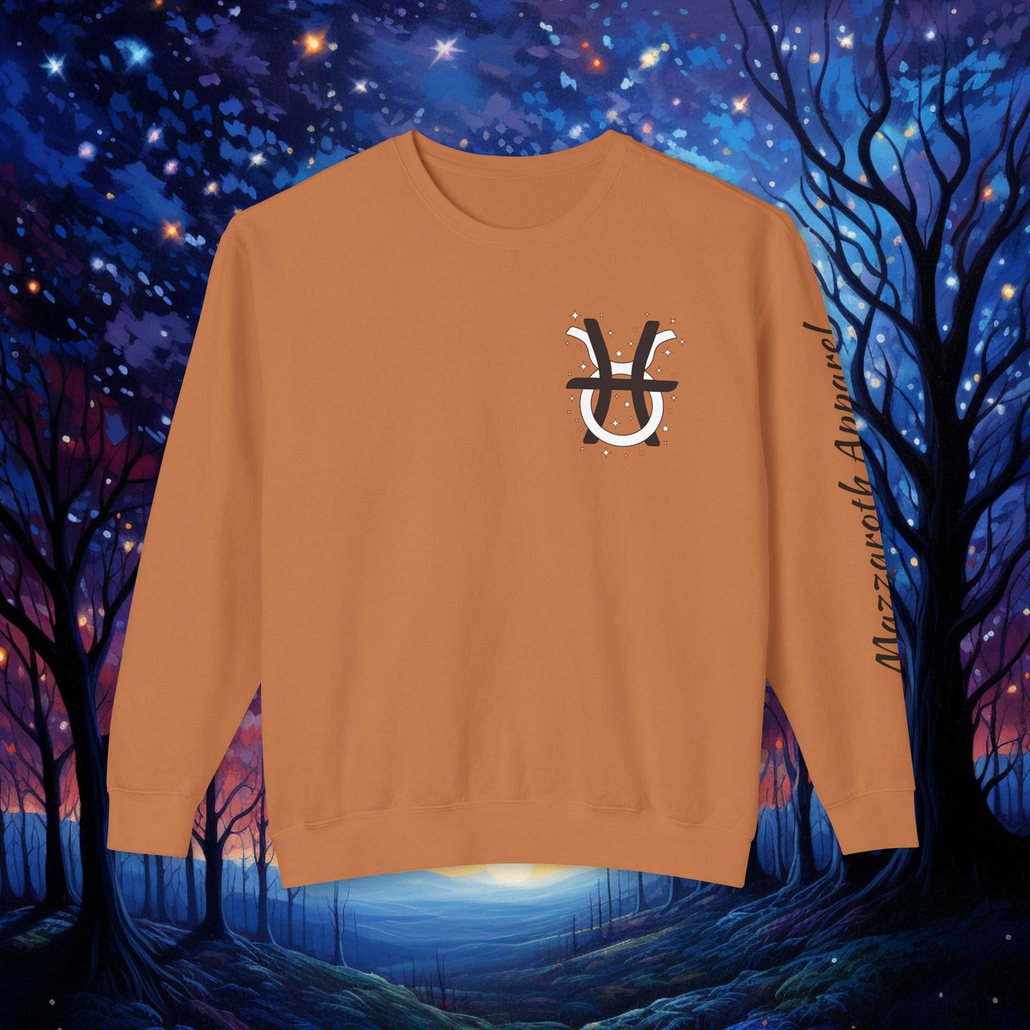 Astrology Unisex Sweatshirt - Pisces Taurus Love Symbols