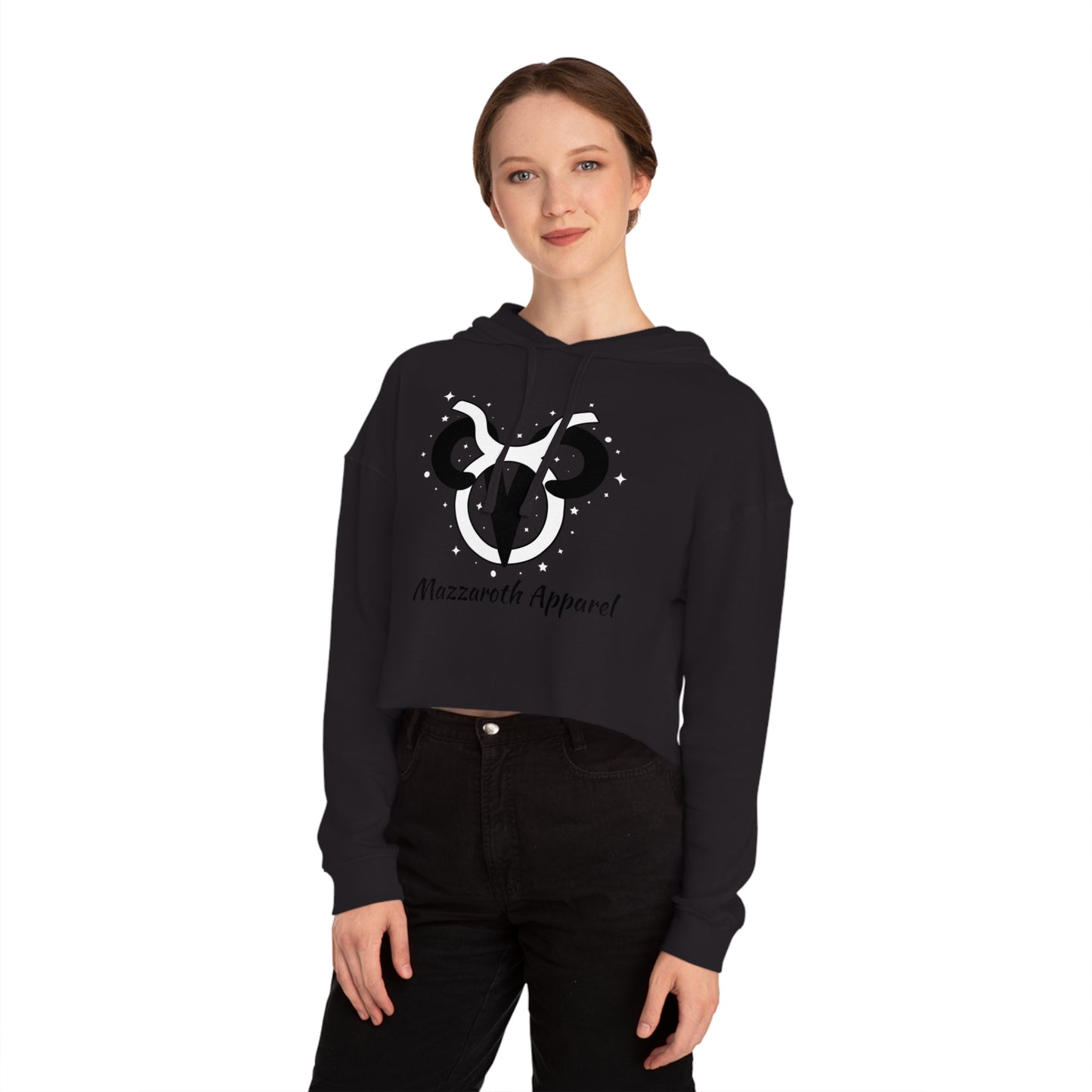 Cropped Hoodie Aries and Taurus Love Description Sweatshirt