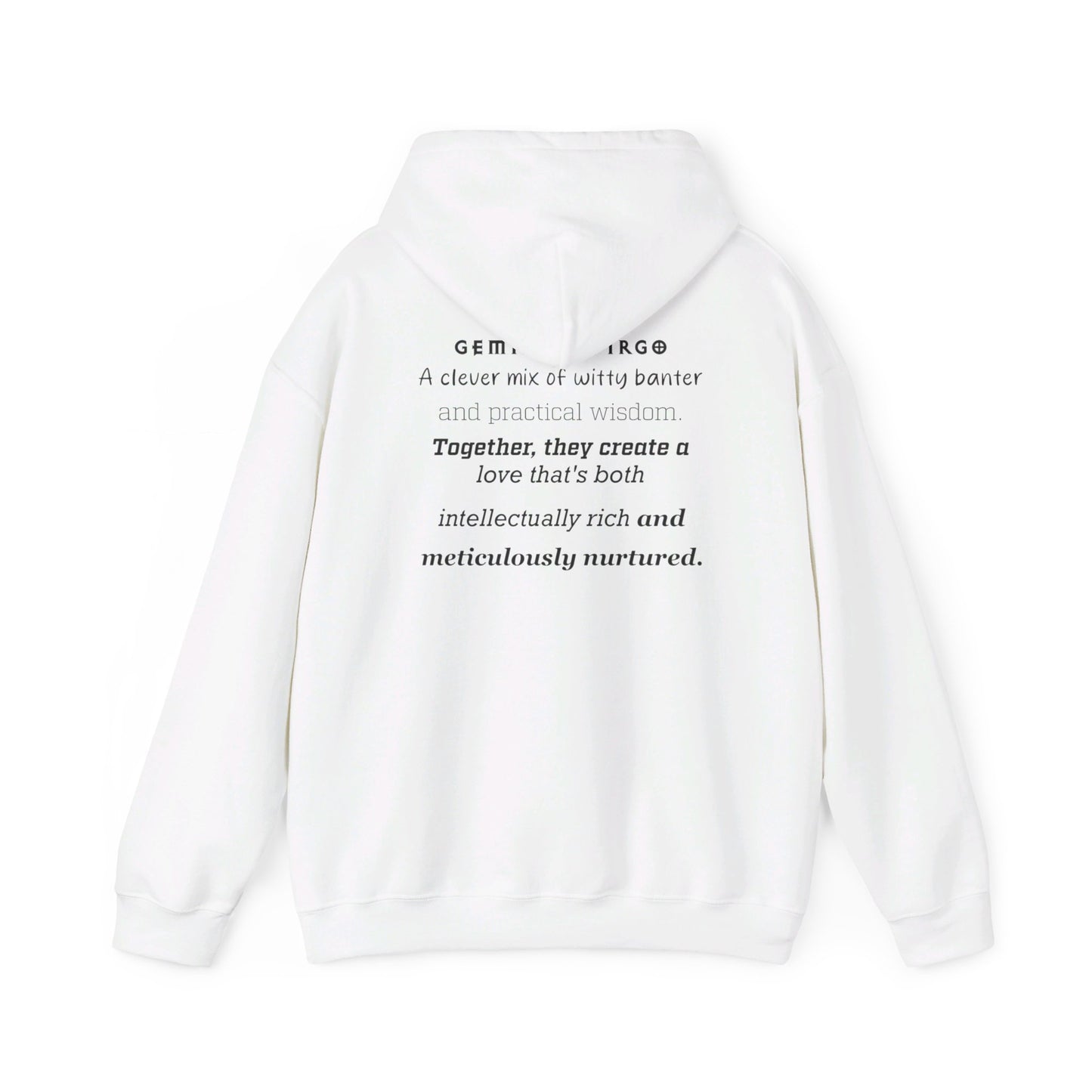 Astrology Love Gemini Virgo Hoodie Sweatshirt