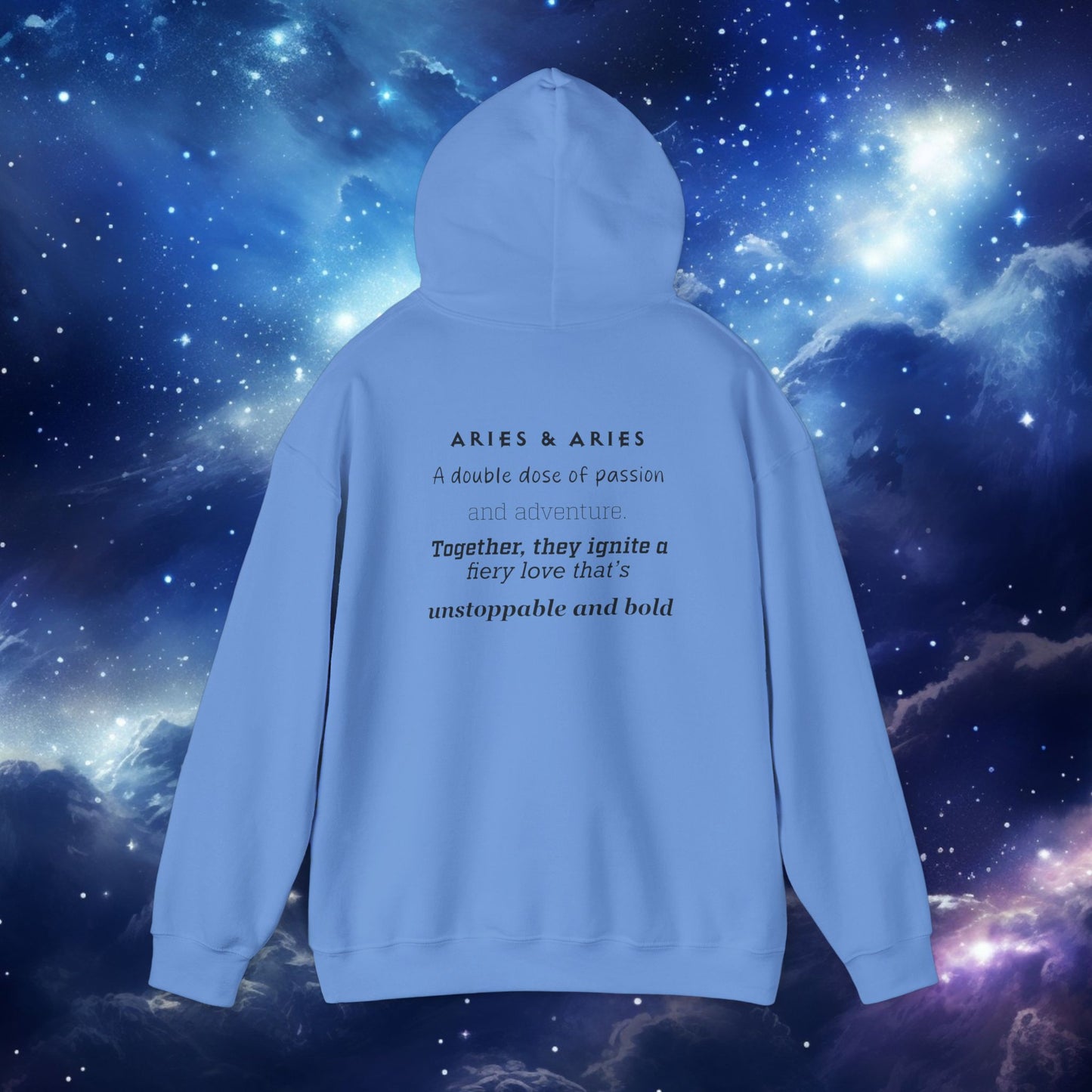 Astrology Zodiac Paring Unisex Hoodie Sweatshirt -Aries & Aries