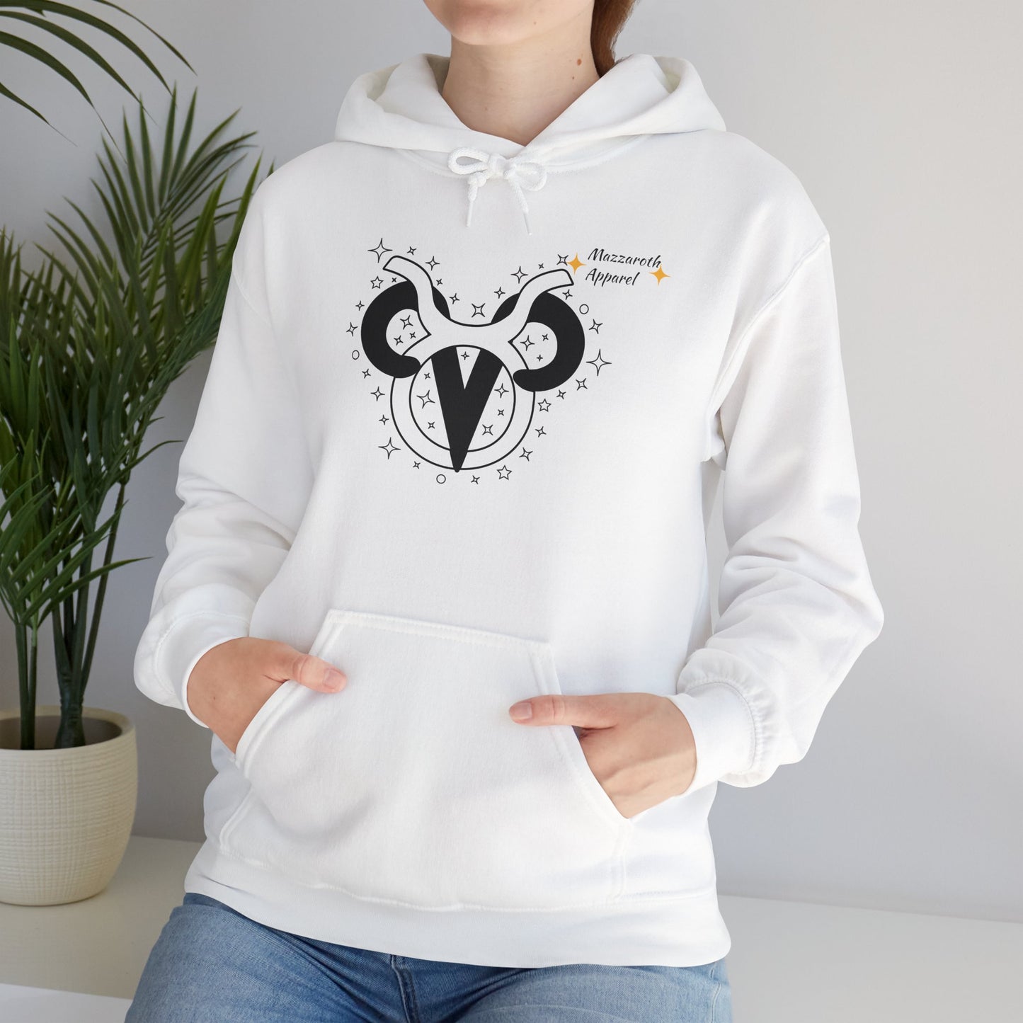 Astrology Zodiac Paring Unisex Hoodie Sweatshirt -Aries & Taurus