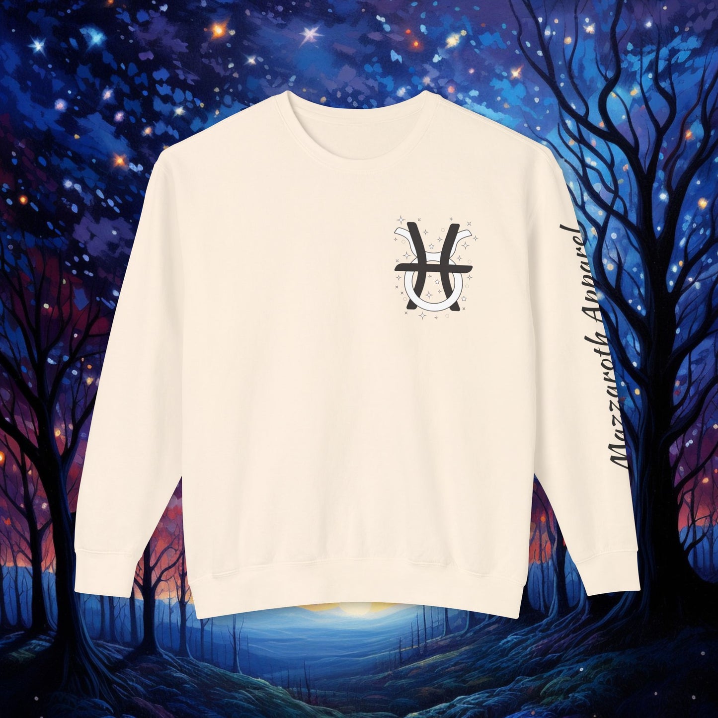 Astrology Unisex Sweatshirt - Pisces Taurus Love Symbols