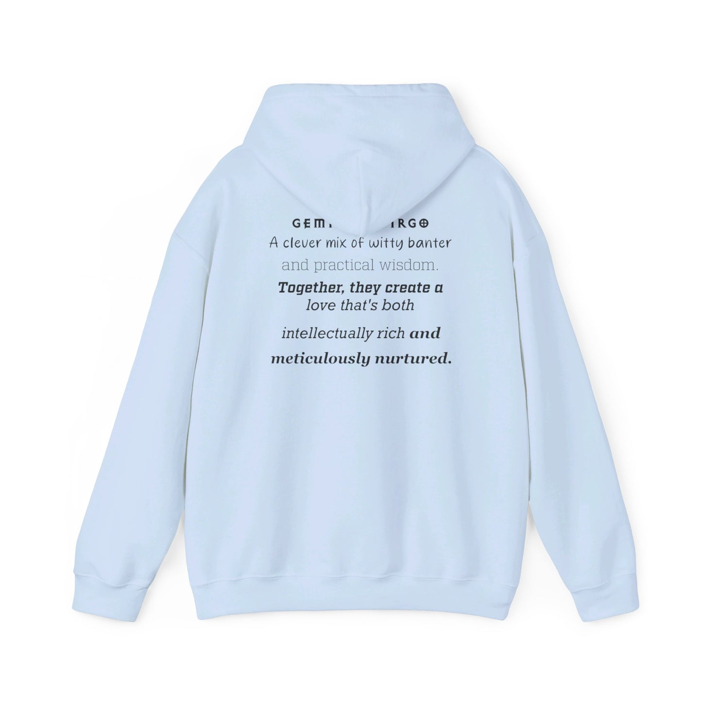 Astrology Love Gemini Virgo Hoodie Sweatshirt