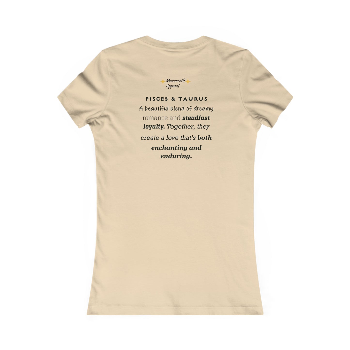 Women's Favorite Tee Pisces/Taurus Couples Shirt