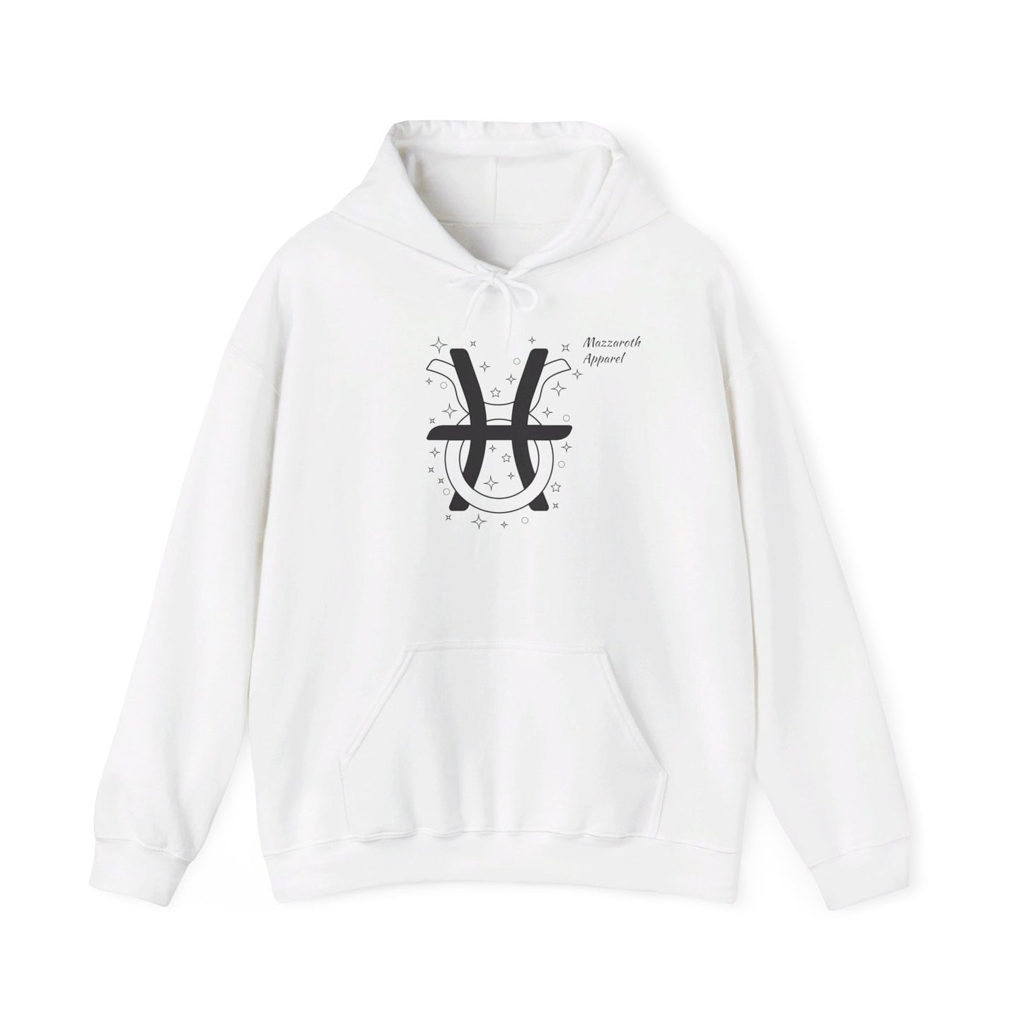 Couples Zodiac Hoodie with Pisces and Taurus Design 2