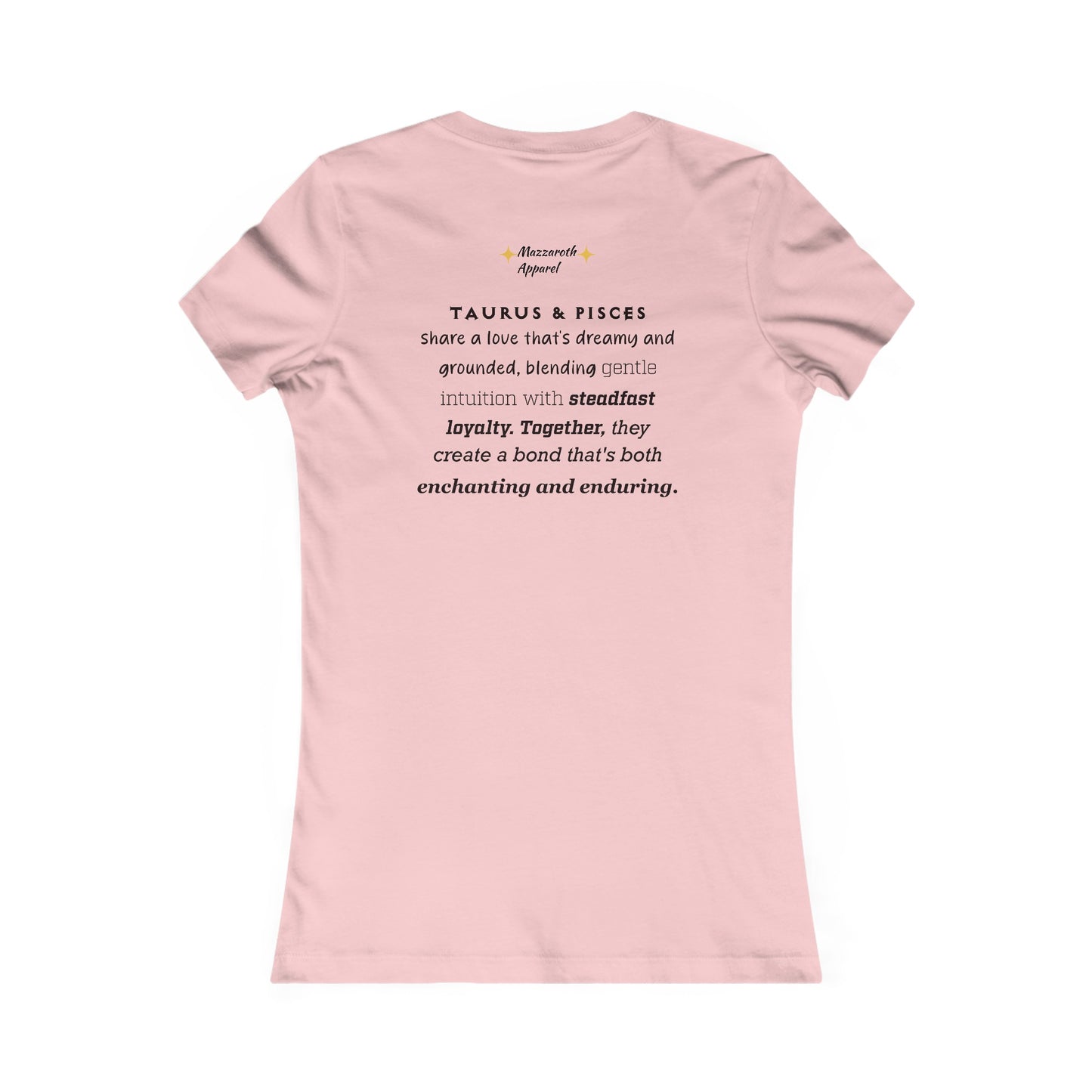 Women's Favorite Tee Taurus/Pisces Couples Shirt