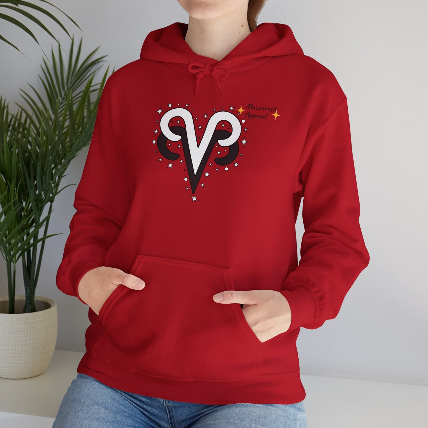 Astrology Zodiac Paring Unisex Hoodie Sweatshirt -Aries & Aries