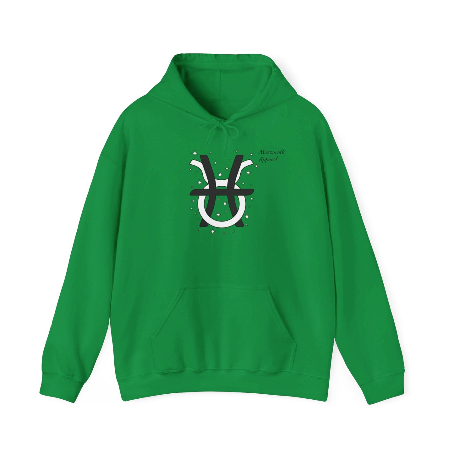 Couples Zodiac Hoodie with Pisces and Taurus Design 2
