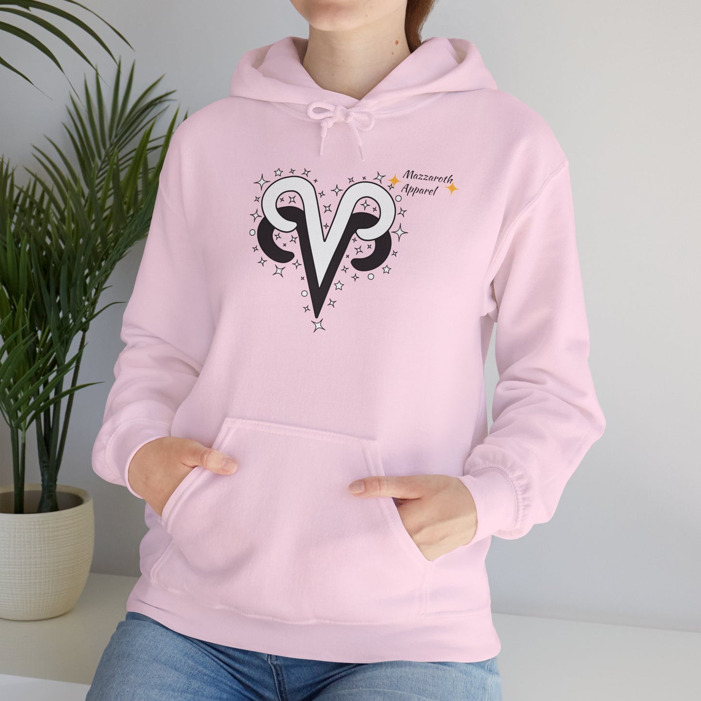 Astrology Zodiac Paring Unisex Hoodie Sweatshirt -Aries & Aries