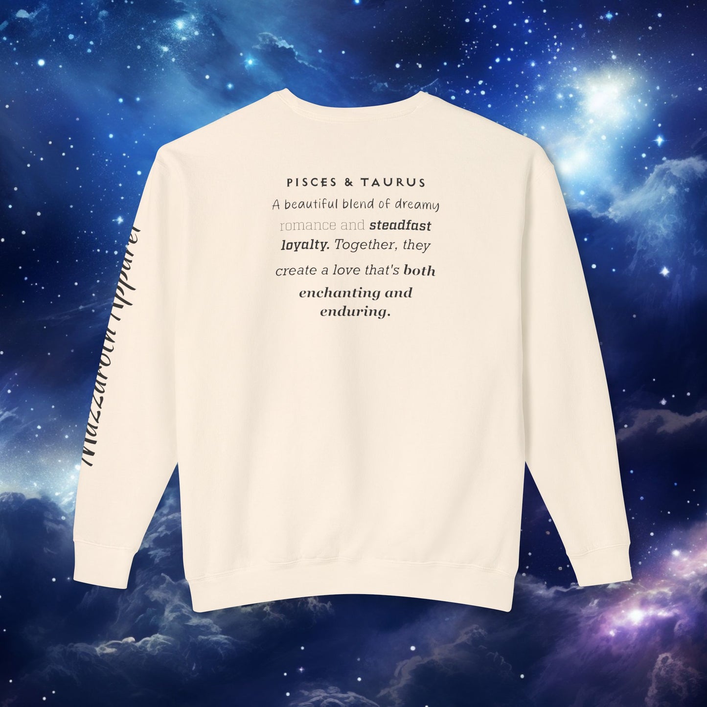 Astrology Unisex Sweatshirt - Pisces Taurus Love Symbols