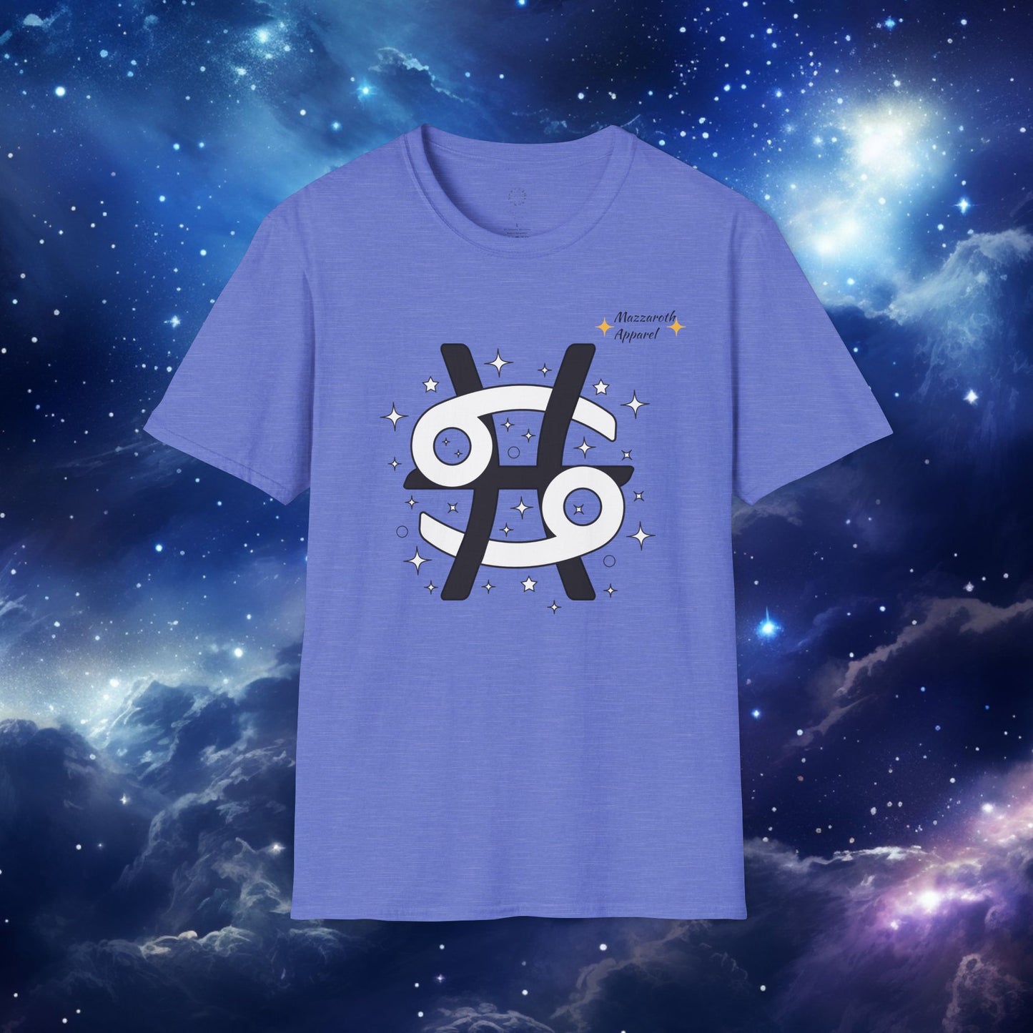 Pisces Cancer Astrology Unisex Tee, Zodiac Inspired T-shirt, Custom Personalized Tee, Sweetest Day Gift for Him
