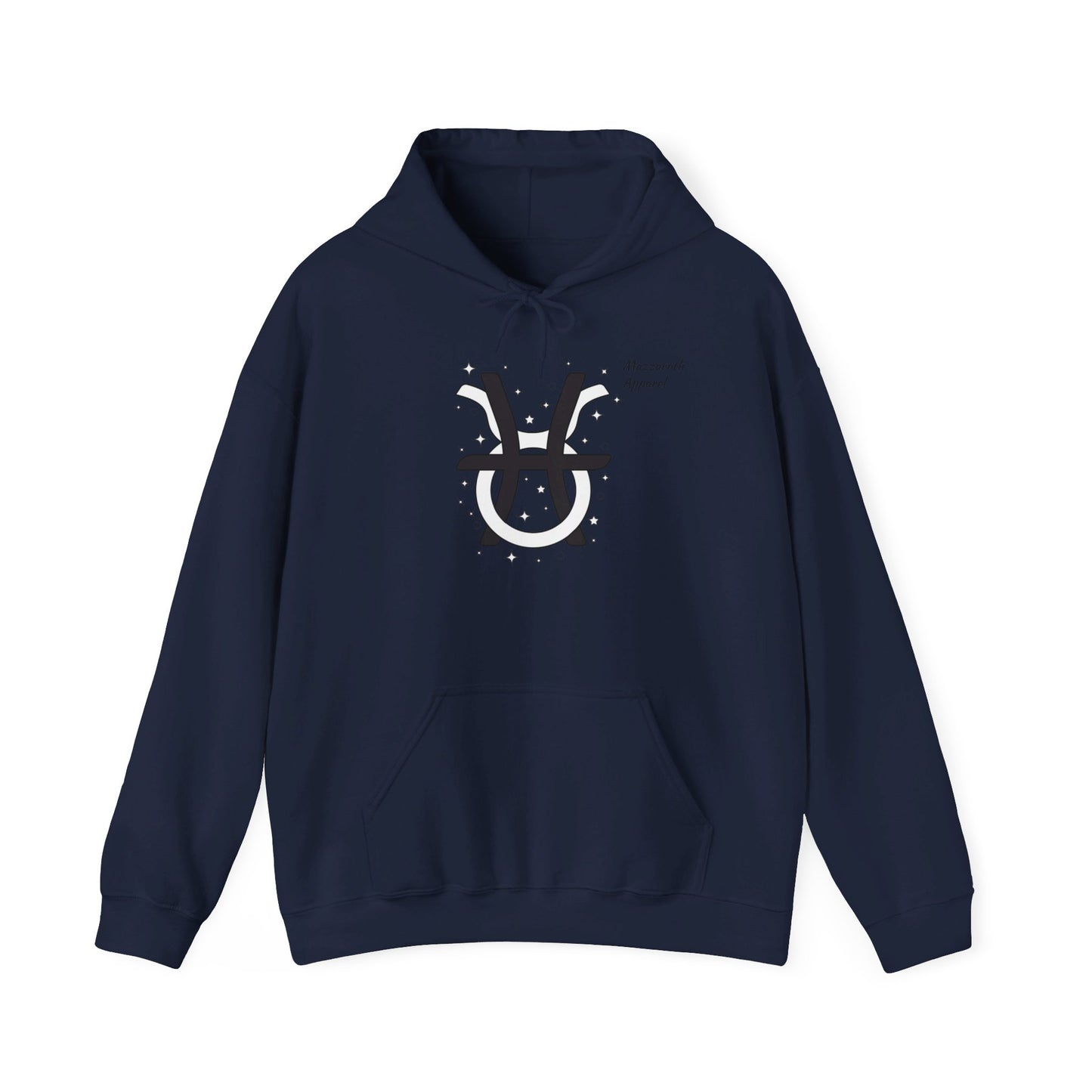Couples Zodiac Hoodie with Pisces and Taurus Design 2